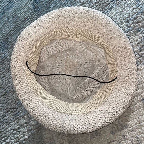 Charming Cream Hat with Brown Flower Accent - Picture 2 of 3